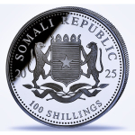 NEU* 1 oz Somalia 2025 BU - LEOPARD - African Wildlife...