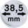Münzkapsel 38,50 mm für Münzen / Medaillen bis 38,5 mm - Neu im Shop