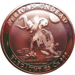 NEU* 1 Unze Kupfer Round - ZOMBIE BUSCHELEFANT / ELEGAUNT...