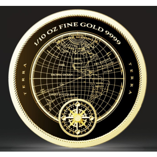 1/10 Unze Gold Niue 2025 Pooflike - TERRA ERDE EARTH - Schutz der Umwelt - 10 NZ$