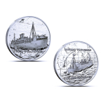NEU* 1 oz USA Silber Round - S.S. TILAWA from Bombay to...