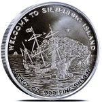 NEU* 1 oz USA Silber Round - Silverbug Islands - Die...