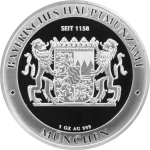 1 Unze Silber Deutschland 2025 BU - SCHLOSS NEUSCHWANSTEIN - BAYERN THALER - DEUTSCHE SILBERUNZE