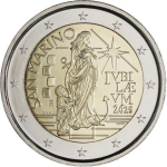 2 Euro San Marino 202 BU Coin Card Heiliges Jahr 2025 – Pilger der Hoffnung
