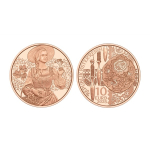 Österreich 10 Euro Kupfer 2025 - Aufdirndln – Leinen - 2025 - gschneizt & kampelt