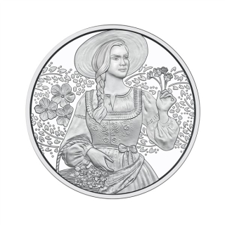 Österreich 10 Euro Silber 2025 - Aufdirndln – Leinen - 2025 - gschneizt & kampelt