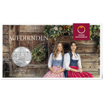 Österreich 10 Euro Silber 2025 - Aufdirndln – Leinen - 2025 - gschneizt & kampelt