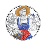 Österreich 10 Euro Silber Proof  - 2025 - Aufdirndln – Leinen - 2025 - gschneizt & kampelt