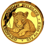 0.5 g Gold Somalia 2025 Proof - LEOPARD - African...