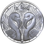 NEU* 1 oz St. Lucia 2024 Prooflike - FLAMINGOS - EC8 -...