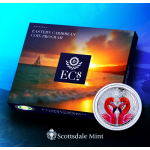 1 oz St. Lucia 2024 Proof - FLAMINGOS - EC8 - silber...