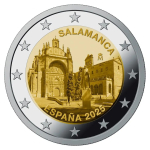 Spanien 2 Euro 2025 bfr - Altstadt von Salamanca -...