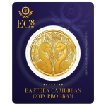 NEU* 1 oz Gold St. Lucia 2024 Prooflike - FLAMINGOS - EC8...