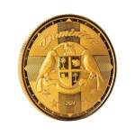 NEU*  1 oz Gold Dominica 2024 Prooflike - WAPPEN / COAT...