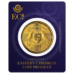 NEU*  1 oz Gold Dominica 2024 Prooflike - WAPPEN / COAT of ARMS - EC8 Serie - Karibische Motive - 10 $ - Eastern Carribean States