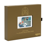 1 oz Niue 2025 Proof - CINDERELLA Jaq & Gus - Disney Princess - Cinderella 75th Anniversary - 2 NZD