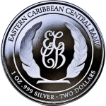 1 oz PADDLEBOARDING St. Vincent & The Grenadines 2024 Proof - Paddleboarder - EC8 serie - 2$