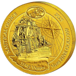 AURINUM*TOP*ANGEBOT** 1/12 oz Gold Ruanda 2025 BU - HMS VICTORY - Nautical Ounce - 100 RWF - Erstausgabe 1/12 oz auflage 1,000