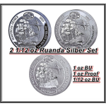 2 1/12 oz Silber-SET Ruanda 2025 - HMS Victory -...