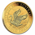 NEU* 1 oz Gold Schwan 2025 BU Australien - Gold 1 AU$ - Perth Mint Serie Schwäne - Premium Bullionmünze