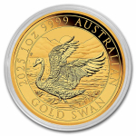 NEU* 1 oz Gold Schwan 2025 BU Australien - Gold 1 AU$ - Perth Mint Serie Schwäne - Premium Bullionmünze