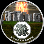 1 oz USA 2025 Mesa Grande COLOR Proof - STONEHENGE -...