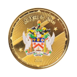 1 oz Gold St.Kitts & Nevis 2024 PROOF Wappen Coat of...