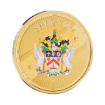 1 oz Gold St.Kitts & Nevis 2024 PROOF Wappen Coat of...