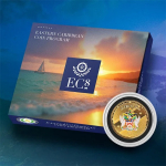 1 oz Gold St.Kitts & Nevis 2024 PROOF Wappen Coat of Arms - Silber EC8 serie - 10$