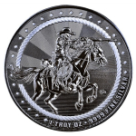 NEU** 1 oz USA Silber Round Prooflike - COWBOY mit Gewehr...