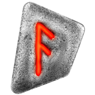 NEU *1 oz RUNEN Barren Germania - ANSUZ - Inspiration & Kreativität    - Runenkunde Altgermanische Schriftzeichen - Antique Finish - Individuell Nummeriert + UV Leuchtend  - Germania Mint Edition