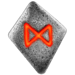 NEU *1 oz RUNEN Barren Germania - DAGAZ - Erwachen & Erneuerung   - Runenkunde Altgermanische Schriftzeichen - Antique Finish - Individuell Nummeriert + UV Leuchtend  - Germania Mint Edition