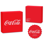 6 g Silber Niue 2025 Proof - COCA COLA - 1 NZ$ - Mach mal Pause & Trink Coca Cola