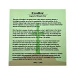 1 oz Tschad 2025 EXCALIBUR -  grüne Kristallklinge Das Legendäre Schwert von König Artus - Legend of the Sword - 5000 Francs - Innovativserie !