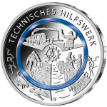 10 Euro Deutschland 2025 Technisches Hilfswerk - mit...