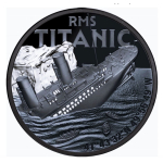 1 oz Niue 2025 Black Proof - RMS TITANIC -  Sonderedition...