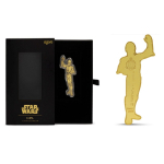 LETZTE* 1 oz Niue 2024 GILDED Proof -  C-3PO STAR WARS -  Silber 2 NZ$