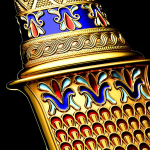 NEU*TopSerie* 2 oz Samoa 2025 Gilded -  Der DOLCH des TUTANCHAMUNS - Serie HEILGE WAFFEN Ausgabe 2 - Silber 5 $ - Handwerkskunst ! - Einführungspreis nur für kurze Zeit !