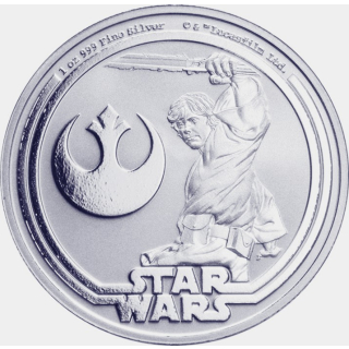 NEU* 1 oz Niue 2025 BU - STARWARS LUKE SKYWALKER - Silber - Serie Star Wars 1. Ausgabe - 2$