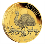 1 Unze Gold Emu 2025 BU Australien 100 AUD