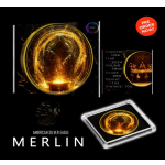 NEU** 1 oz USA American Eagle 2024 Color - MERLIN der Zauberer des Königs Arthur - Infinity Edition - silber Color - Doppelmotiv - Auflage 100 Einzelstück