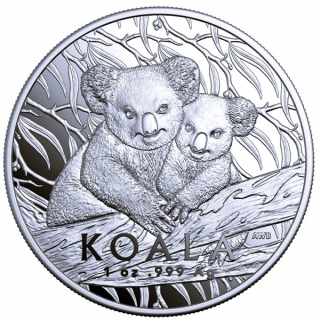 1 oz  Australien 2025 Proof - KOALA - High Relief -1 AUD - Neue Serie der RAM Ausgabe 2