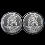 2 x 1 Unze Silber Big Five Serie III Löwe...