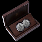 2 x 1 Unze Silber Big Five Serie III Löwe Doppel-Kapsel Südafrika 2025 Proof