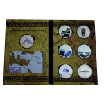 7 x 110 g = 770 g Kupfer Proof Gilded - Die Sieben...