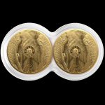 1/2 Unze Goldsatz Big Five Serie III (1.) - Elefant - Doppel-Kapsel-Satz - Südafrika 2024 Proof