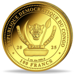 1 Oz Gold Kongo 2025 Proof - LÖWE - LION - Worlds...