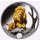 NEU* 1 oz Kongo 2025 GILDED - LÖWE / LION - Silber - World´s Wildlife Ausgabe 7  - 20 Frs