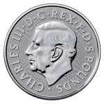 NEU* 2 oz UK 2025 BU - GREYHOUND of Richmond - Königlicher Windhund - Royal Tudor Beasts - Großbritannien Silber 5Pfd.