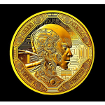 1/4 oz GOLD Samoa 2023 Proof - CYBORG KI Artificial...